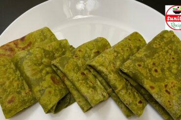 Palak Paratha | Healthy & Tasty Spinach Paratha | Healthy Food Recipes | Sunitha Recipes