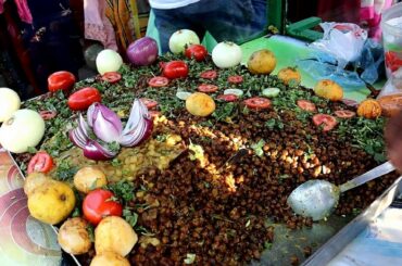 Egg Chola, Anda Chole l Yummy Preparation on Roadside Healthy Street Food