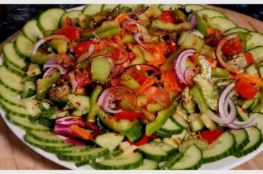 Sunday Super Fresh & Healthy Salad! WEIGHT LOSS SALAD Recipe + Easy and Super Delicious & Healthy!