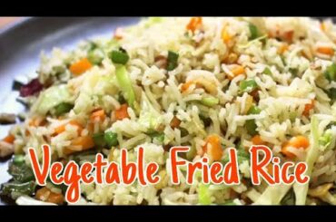 Vegetable Fried Rice - Healthy Recipe || Lunch Box Recipes || Indian Food Factory || Food Recipes