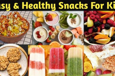 6 Easy & Homemade Healthy Snacks For Kids | Weight Gaining Snack Recipes | Body & Beauty