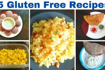 Gluten-Free Recipes | Weight Loss Recipes | Healthy Recipes | Quinoa/Ragi Dosa/Sabudana Recipes |