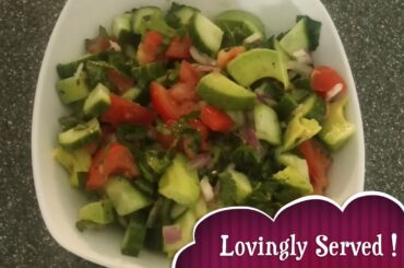 Fauzia's Kitchen Class - 007: Healthy Salad w/ dressing