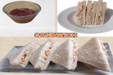 Chicken & Mayo Sandwich | easy sandwich recipe | Kids lunch box recipe|
