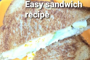 Sandwich recipe with English subtitles | cheese sandwich recipe | Egg sandwich recipe , breakfast
