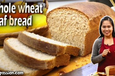 Whole Wheat Loaf Bread | Soft and Fluffy | Delicious and Nutritious | Easy to make!
