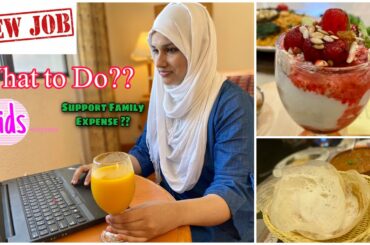 I got a Job Offer !! Healthy & weight loss Breakfast recipe ~ Yoghurt Parfait | Eat out after a year