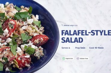 Falafel Style Salad - Recipes by Interval Weight Loss