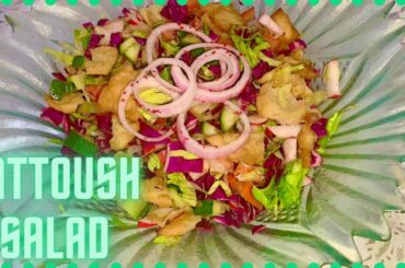 Fattoush Salad |Green Healthy Salad|How to make Fattoush Salad at Home - Mum’s Tasty World