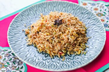 Sprouts Rice Recipe - Healthy Rice Recipe - Leftover Rice Recipe