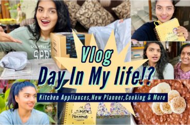 Day In My Life Vlog!?|Kitchen Appliances,New Planner for 2021,Healthy Breakfast Recipe*COCOA OATS*||