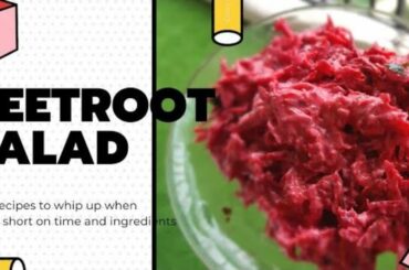 #Beetroot Salad Recipe| Tasty, Superquick and Healthy|Dinner, Breakfast or Lunch