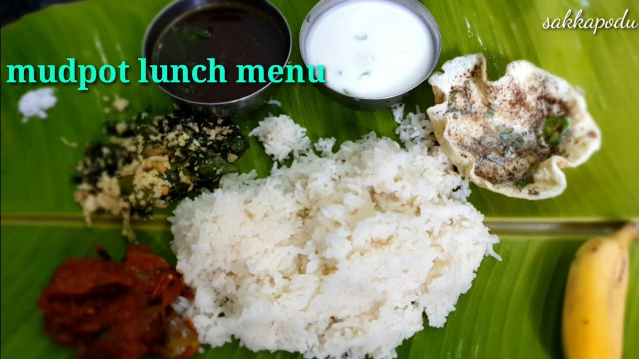 Mud pot lunch menu|simple and healthy lunch menu recipes in tamil Mud pot lunch menu|simple and healthy lunch menu recipes in tamil