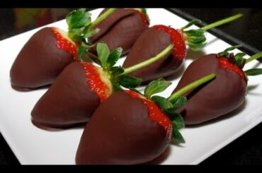 Chocolate Covered Strawberries | Easy dessert recipes | Healthy recipes