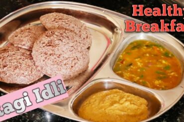 Ragi Idli - Healthy Idli |Healthy breakfast recipes|Healthy fermented breakfast - nutritional tiffin