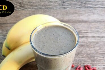 Coffee Banana Smoothie Recipe | Coffee & Banana Smoothie | Breakfast Coffee Banana Smoothie