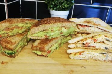 2  BEST SANDWICHES  IDEAS// AVOCADO, EGG & SALMON//FOR A HEALTHY DIET.