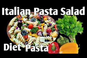 Vegan Italian Pasta Salad:with Italian homemade Dressing:#Salad#Healthy salad#pasta salad#Italian
