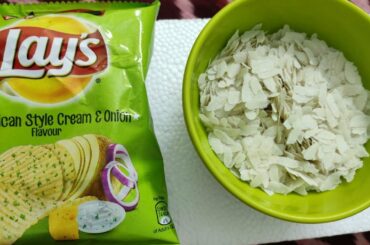 3 Minutes Easy And Tasty Evening Snack Recipe With Lays Potato Chips Flattened Rice | Simple Quick