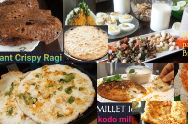 Best&instant Breakfast ideas, breakfast recipes with nutritional values, Best of Bhojana priya