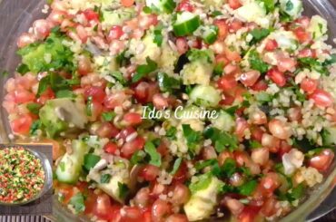 Pomegranate and Bulgur Salad/Healthy Recipe