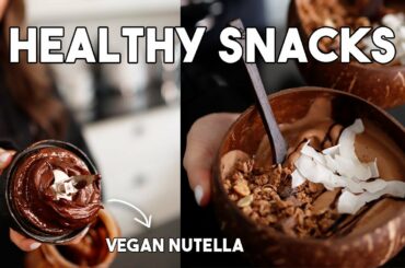 HEALTHY VEGAN SNACKS RECIPES