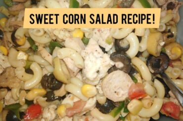 sweet corn salad || resturant style salad recipe || making of healthy salad