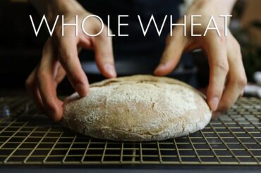 How to make Healthy Whole Wheat Bread Recipe [ASMR Cooking] Oil & Sugar-Free