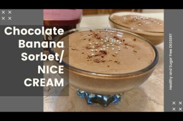 Recipe Ideas with Chocolate and Banana | Healthy Recipes with Hershey's Cocoa Powder! | Nicecream