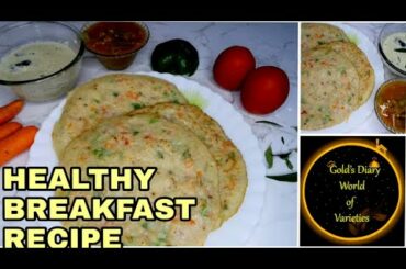 Healthy Breakfast recipe | Veg breakfast | Easy and simple | Wholesome Breakfast