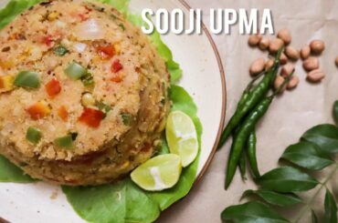 Sooji Upma I low calorie meal I light breakfast and dinner meal I Clean eating habitat