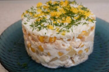 Healthy Tasty Pineapple Chicken Salad ! 10 minutes Recipe ! Easyvideo