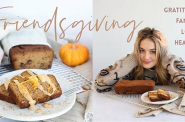 Friendsgiving in L.A. | Healthy Pumpkin Bread Recipe | Come cook with me | Sanne Vloet