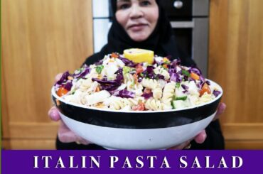ITALIAN PASTA SALAD RECIPE - HEALTHY RECIPE IN URDU, HINDI,ENGLISH - MKM