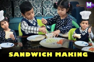 Let's make a healthy Sandwich || Flameless Cooking Ideas for Kids