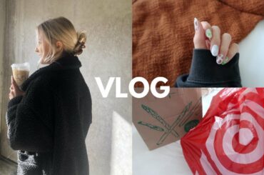 VLOG: Target trip, groceries *huge fail,* new nails, healthy meals & my new go-to Starbucks order