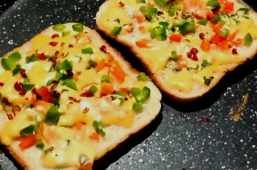 Easy 5 minute breakfast recipe| bread cheese recipe| bread cheese slice sandwich|