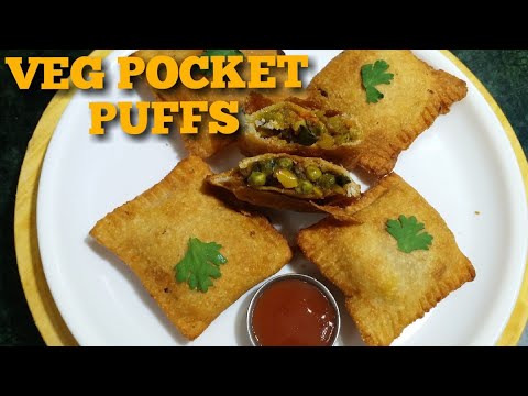 Veg pocket puff /snacks recipe in tamil /Vegetable puffs/Healthy snacks Veg pocket puff /snacks recipe in tamil /Vegetable puffs/Healthy snacks