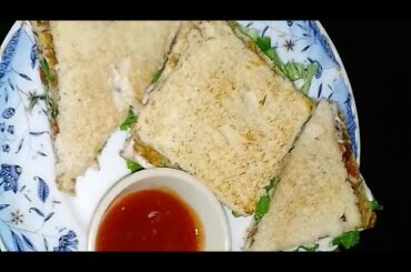 Veggie Egg Sandwich Recipe | 10 Minutes Recipe - Breakfast Recipe | Foodistan Cooking