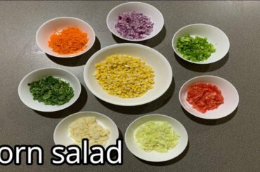 Healthy and tasty corn salad for weight loss | weight loss recipe for breakfast | veg salad recipe.