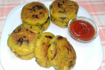 Less oil, healthy snacks recipe ( Aloo o Chirer Tikki ) Flattened Rice snacks || Bong Girl's Kitchen