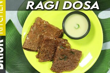 Ragi Dosa | Healthy Recipes | Ragi Millet Dosa Recipe |