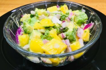 Mango Avocado Salsa recipe in Tamil| Healthy weight loss recipe | Easy Avocado recipe