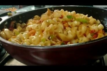 Veg. Masala Macaroni Recipe | Macroni with vegetables | Healthy Snack ideas | Sudhas Veg Recipes