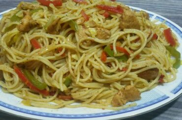 Hakka Noodles Recipe , Mazedar Spicy Chicken Noodles,  by Healthy foods,