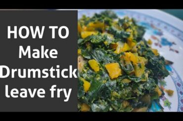 Village style cooking||Drumstick leave fry|| the Prasiddhi show special||healthy food