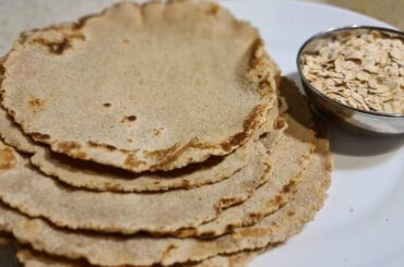 100% Oats Roti | Healthy Oatmeal Flatbread | Oats Chapati Recipe