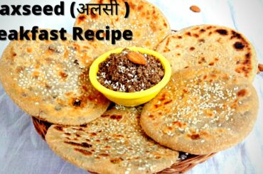 Flax Seed Paratha/Roti  | Alsi Bites |Healthy Breakfast Recipe| Flax seeds flat bread