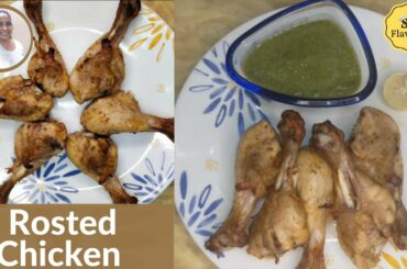 EASY ROASTED CHICKEN RECIPE | HEALTHY RECIPES| INDIAN STYLE YOGURT CHICKEN RECIPE - SIX FLAVOURS