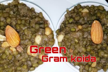 Green gram koida ll Healthy snacks ll sweet recipes ll in ultimate food cooking